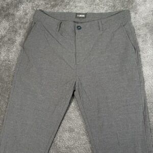 Link Soul Board Walker Pants Mens 35x30 Gray Chino Golf Stretch Straight Leg‎